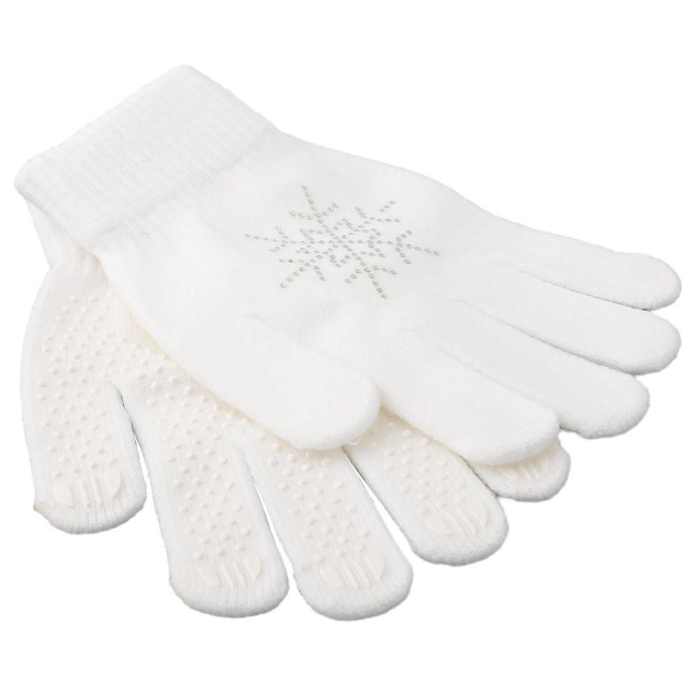 Non-Slip Skating Gloves Winter Warm Kids Skating Mittens Figure Skating Gloves  Ice Sports