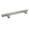 10 x Furniture handle Railing 96 mm silver