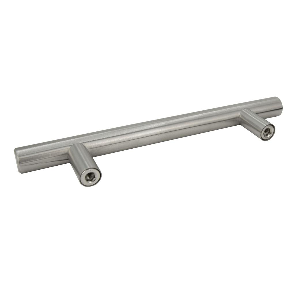 10 x Furniture handle Railing 96 mm silver
