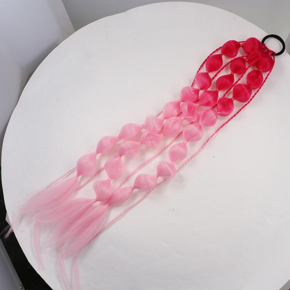 Фонарь Коса Пузырь Джамбо Коса Конский хвост Расширение Плетеные хвосты Длинные косы-закрутки Объемная вечеринка