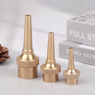 Новый! 1/2" 3/4" 1" Внутренняя резьба Медная прямая струйная насадка для фонтана Регулируемый водяной фонтан Сад Парк Радиальная водяная колонна