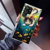 Мультяшный Милый Кот Рыба Эстетичный Чехол Для Телефона Для Samsung Galaxy S26 S25 Edge S24 S23 Ultra S22 Plus S21 S20 FE Мягкая ТПУ Задняя Крышка