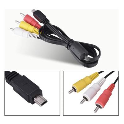 Прочный USB-кабель на AV 3RCA, совместимый с различными моделями камер, для легкого подключения к телевизору и кинотеатрального опыта