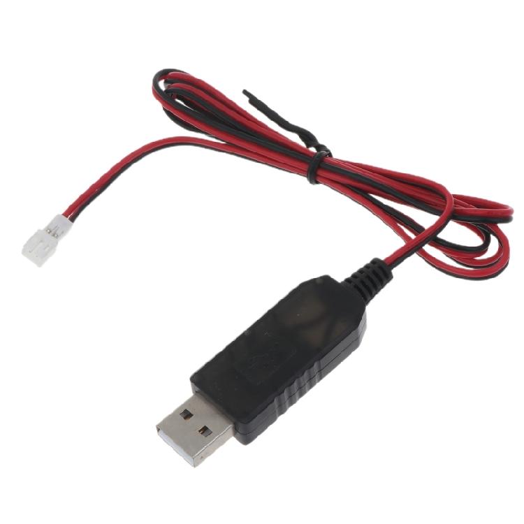 Зарядный кабель PH2.0 2-контактный для перезаряжаемой батареи 3,7 В, USB-шнур 1 м