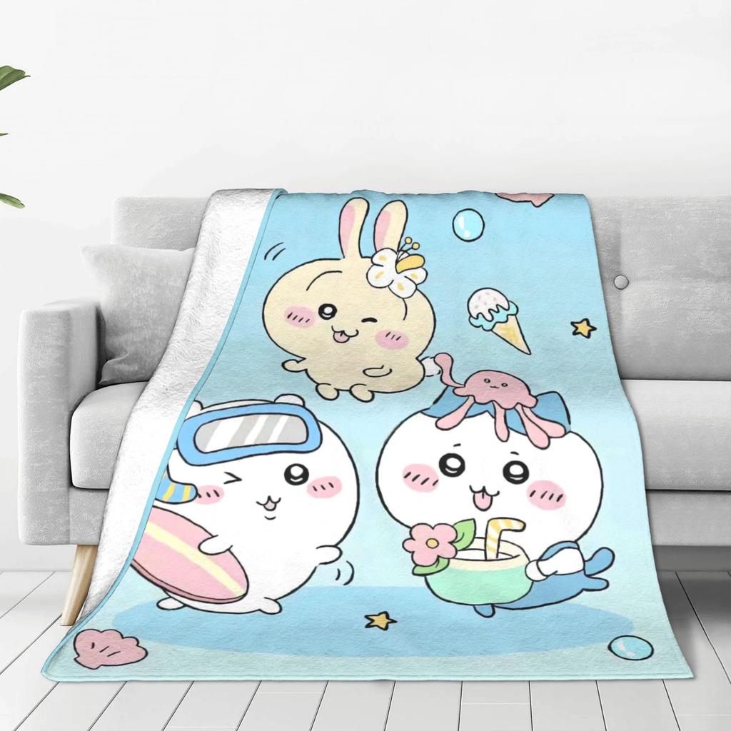 Милая коллекция Чиикавы Теплое мягкое одеяло Для девочек и мальчиков Плюшевое одеяло-плед Новинка Домашний декор Фланелевое покрывало Покрывало для дивана-кровати