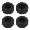 4 Pcs RC Wheel Tire Superior Handling Enhanced Control Abrasion Resistant Rubber Wheel Tyre for WLTO