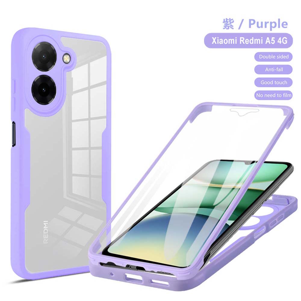 Защитная пленка на 360 градусов для всего корпуса, прозрачный чехол для Redmi A5 4G Global, размер 171 мм, противоударный чехол для телефона