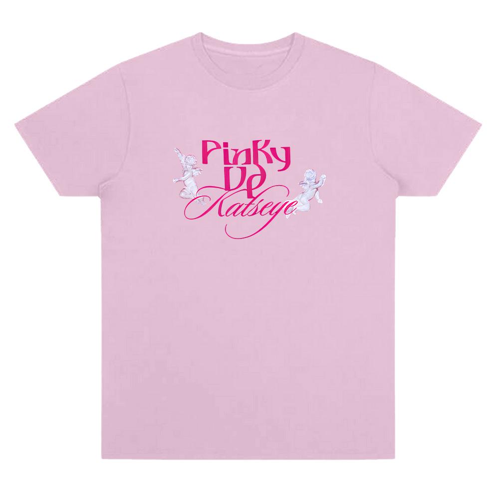 PINKY UP Katseye Kpop T-Shirts Men Women Cotton Funny Tee Shirt Round Neck Short Sleeve Anime T Shirts Gift for Fan Clothes Casual Top graphic t shirt
