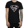 DC Comics Mens Superman Floral Logo 2 T-Shirt