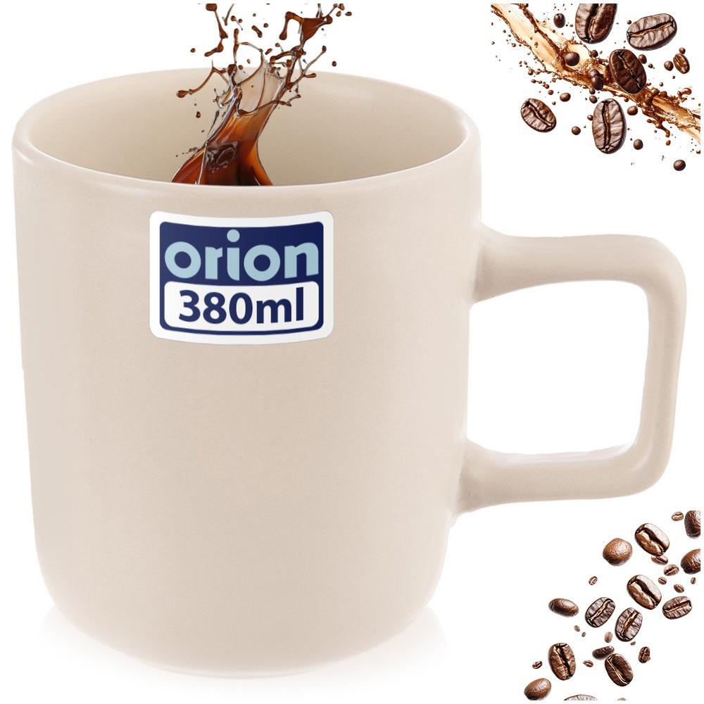 SKANDI cream ceramic mug 380 ml