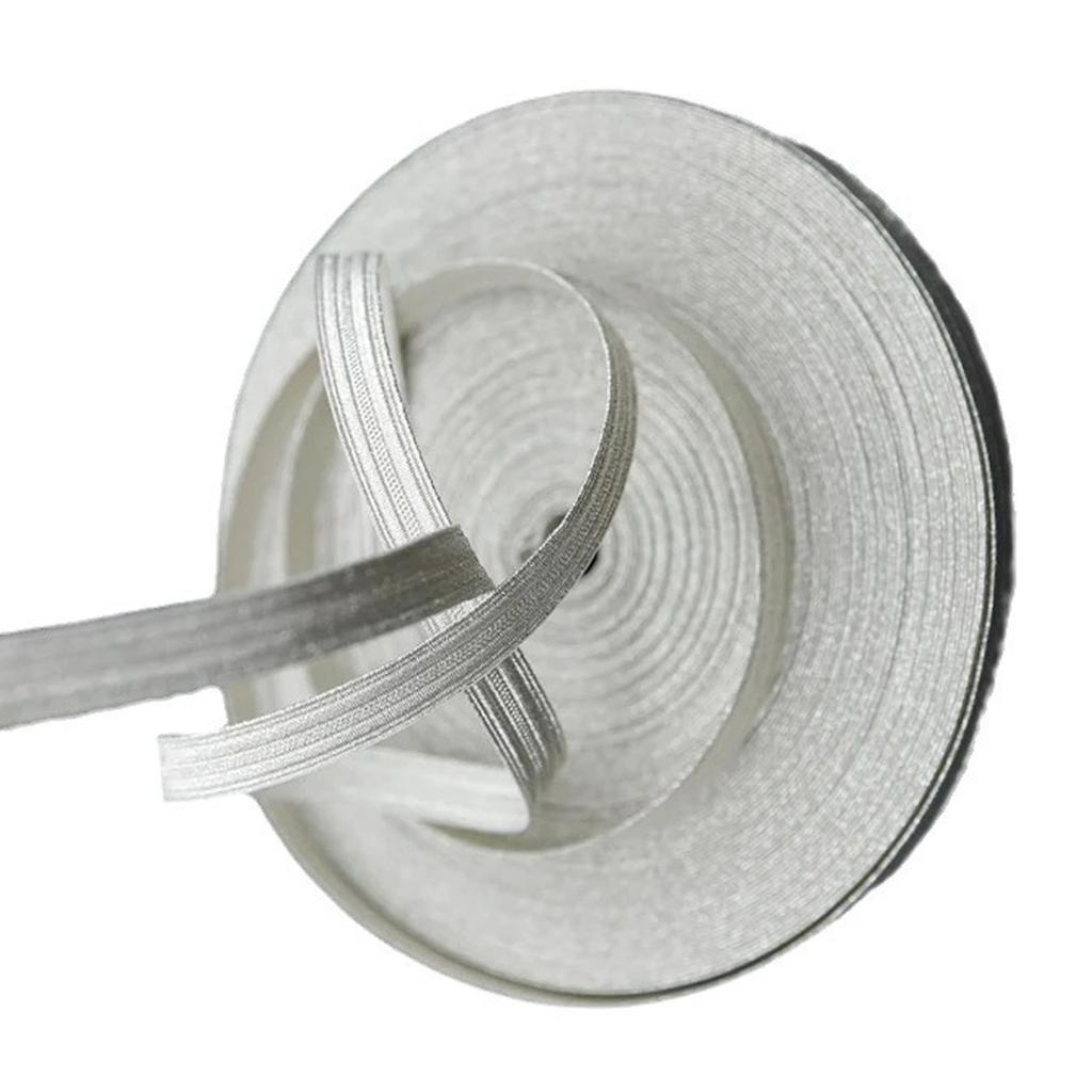 Gold And Silver Thread Apparel Trim Ribbon Binding Solid Color Sewing Tape Baby Clothing Accessory