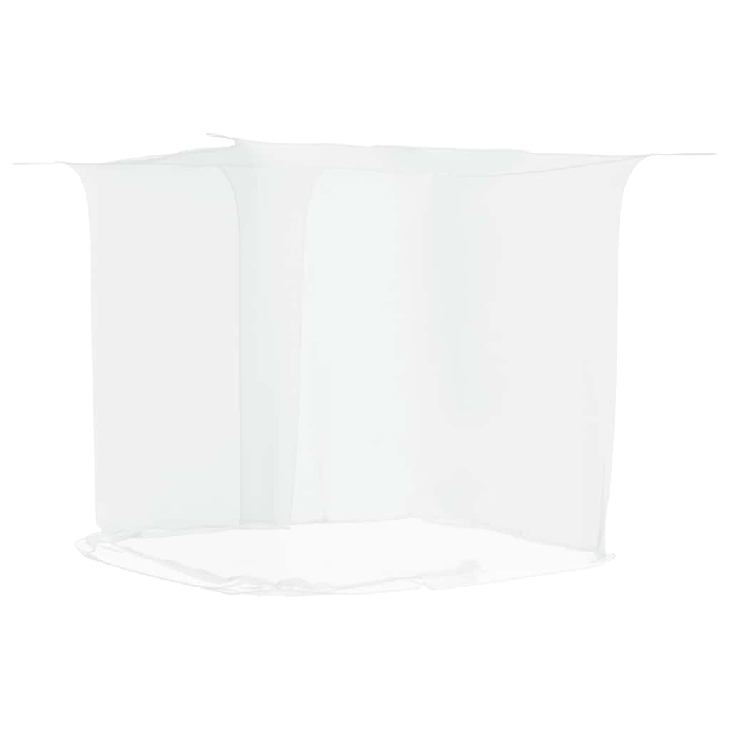 Hanging Mosquito Net 156 Mesh White 220 x 120 x 150 cm
