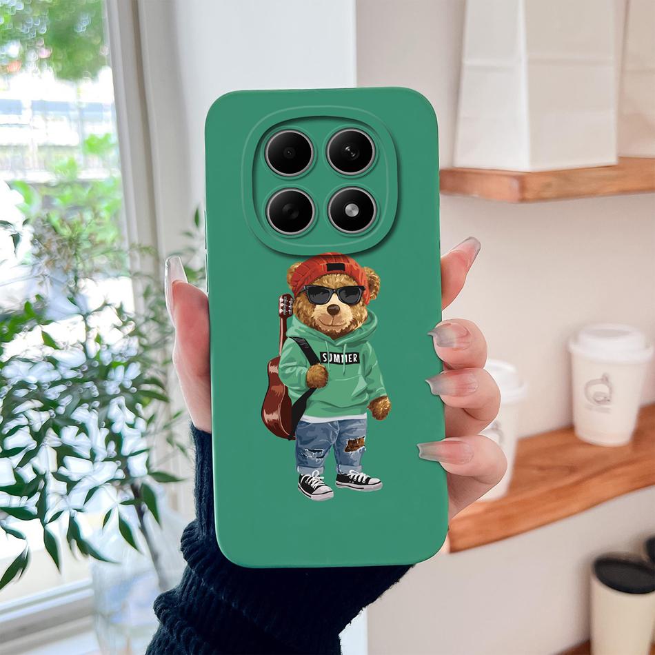 Чехол для телефона Xiaomi Redmi Note 15 Pro Plus Крутой Астронавт Funda Для Redmi Note15 Pro 4G 5G Мягкая Жидкая Силиконовая Задняя Крышка