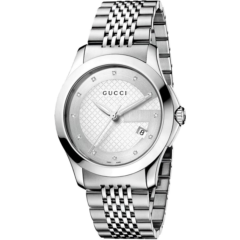 Gucci YA126404 G-Timeless Серебряный циферблат Мужские часы