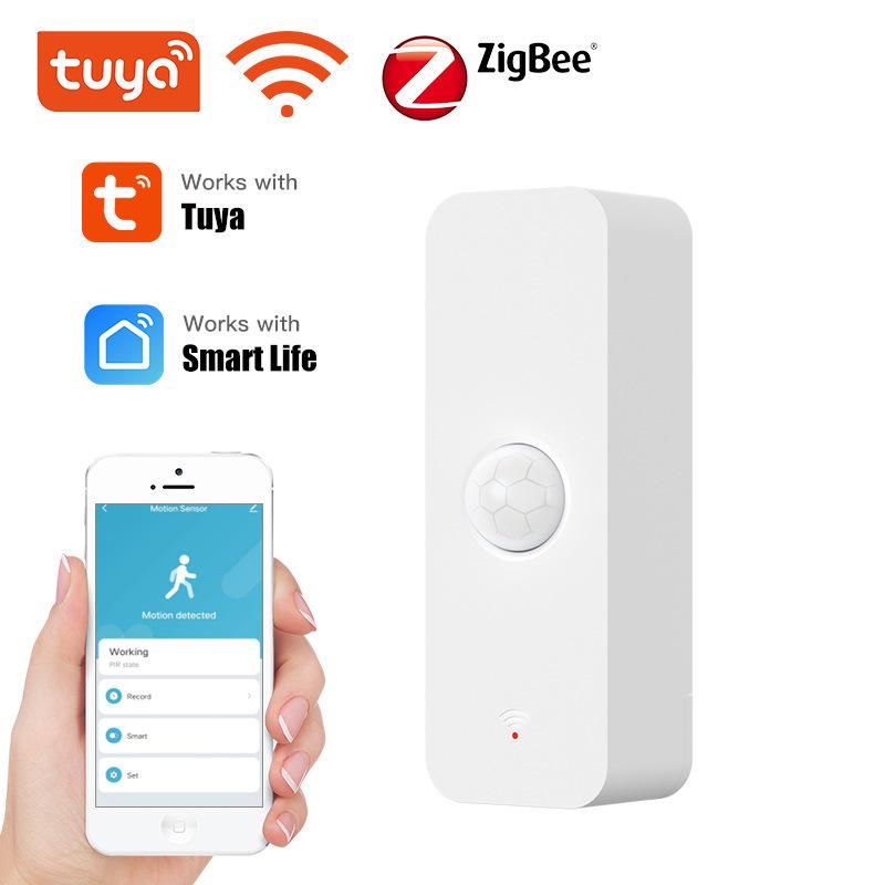 Умный ИК-датчик движения человека WiFi/Zigbee с оповещениями на мобильный телефон для домашней безопасности