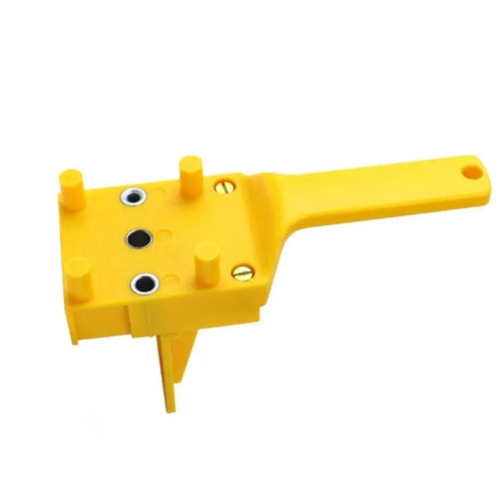 Handheld Wood Doweling Jig Drill Locator Straight Hole Clamp Carpentry Dowel Joints Guide Woodworking Hole ABS Plastic