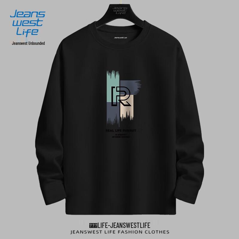 Универсальные мужские футболки с круглым вырезом JEANSWEST LIFE