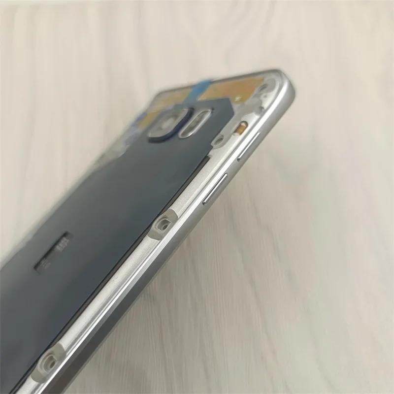 Middle Frame Bezel Housing Chassis For Samsung Galaxy Note 5 N920 N920F With Camera Lens Repair parts