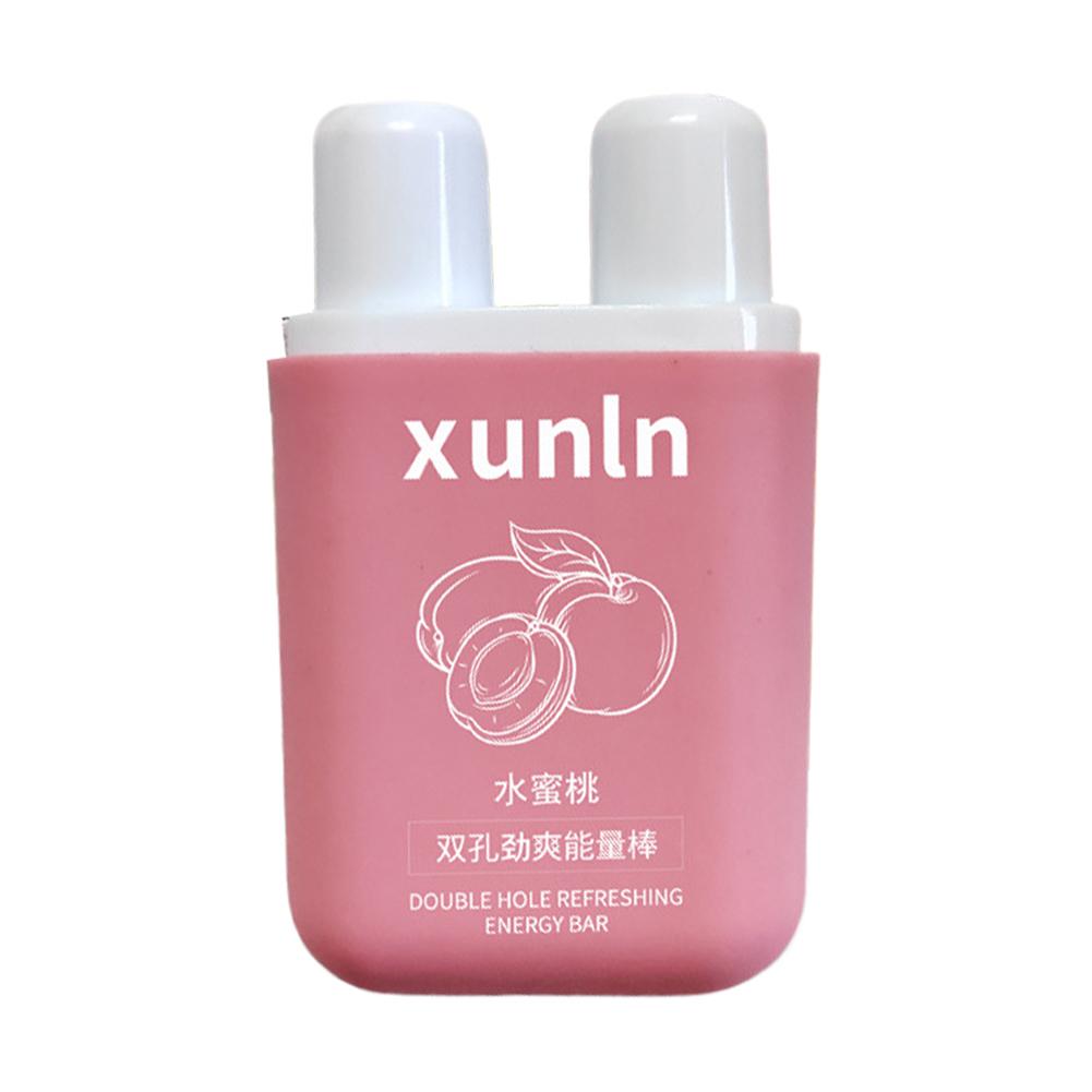 Одорант Двойное отверстие Энергетический батончик Ароматерапия Назальный ингалятор Пары Стик Стимулирующий аромат Предотвращает сонливость