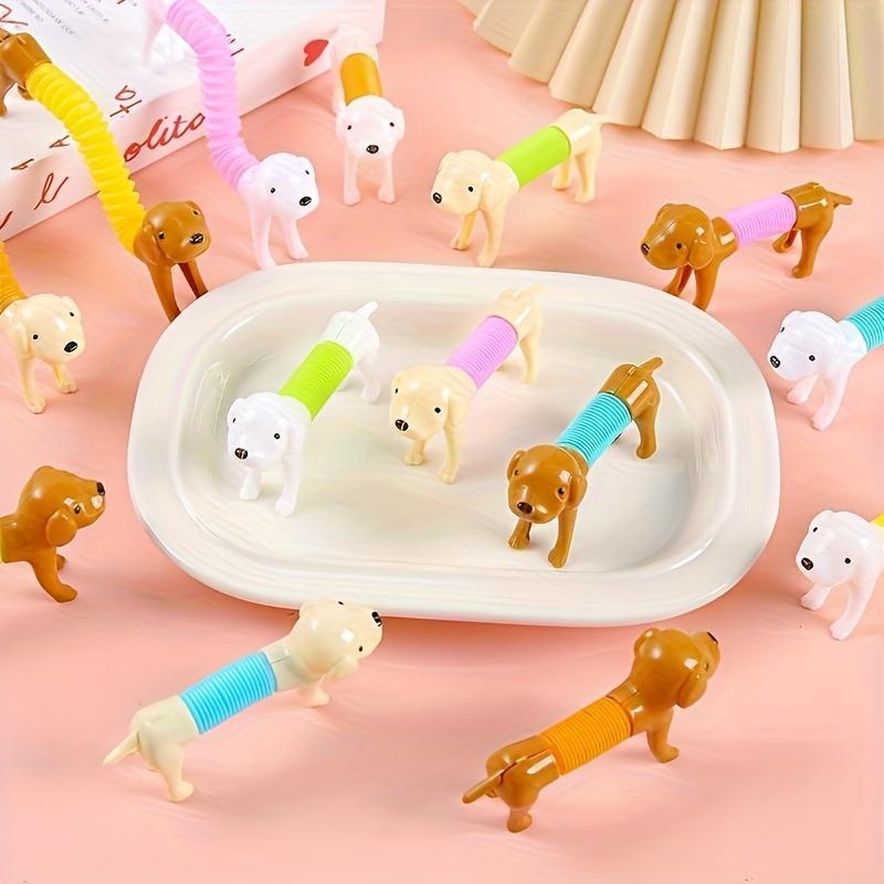 24pcs Stretchable Dog Toy Set, Shaped As Desired Perfect for Kids' Gifts, Classroom Prizes Party Favor Fillers