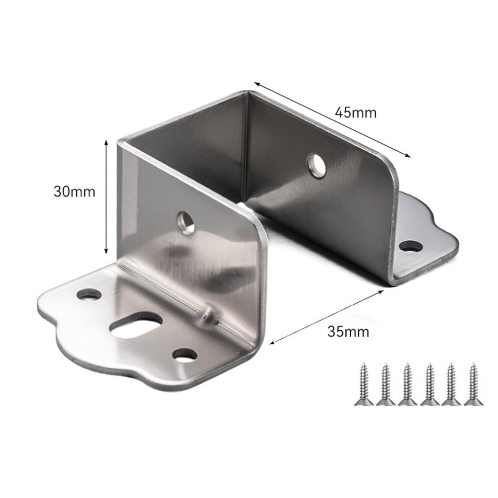 Cold-rolled Steel Construction Bed Rail Brackets Heavy Duty Support Metal Hinges
