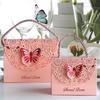 10Pcs Exquisite Hollowed Out Butterfly Candy Chocolate Boxes Bags Wedding Paper Gift Packing Boxes