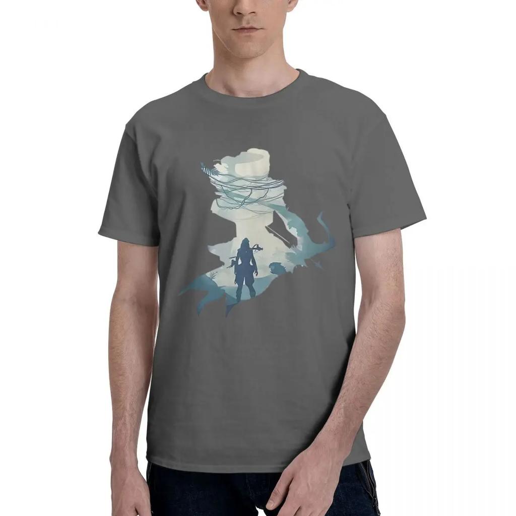 Horizon Zero Dawn Not Safe To Go Alone 100 Cotton Casual Breathable Confortable T Shirt High End Mens Clothing Man Clothes