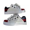 Spring New Retro Red and Blue Color Matching Canvas Bread Shoes Female Campus Student Ins Leisure Sports Shoes