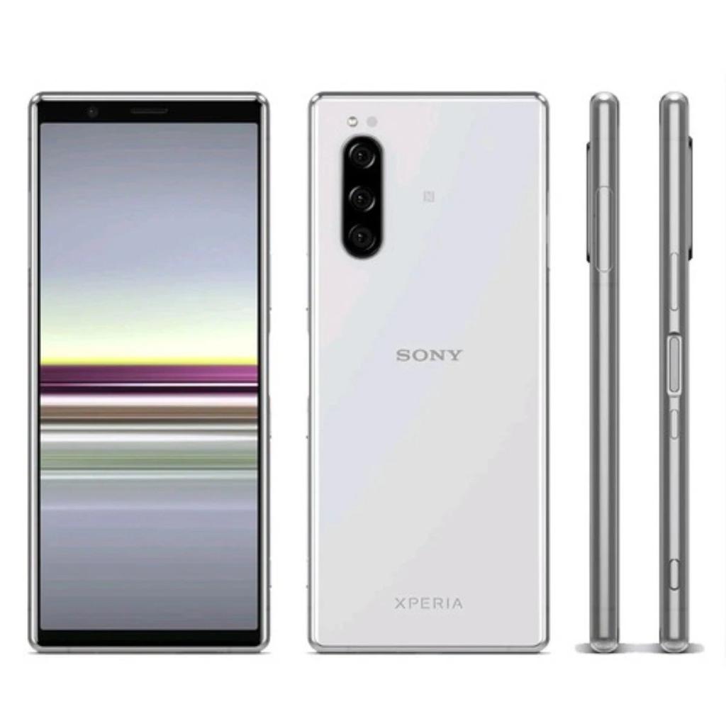 Восстановленный Sony Xperia 5 Оригинальный 6 ГБ ОЗУ 64/128 ГБ ПЗУ Разблокирован по отпечатку пальца Смартфон
