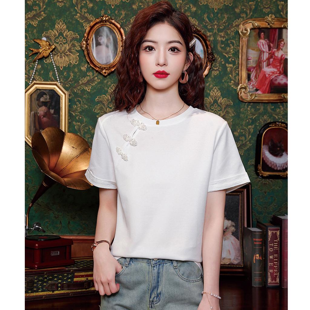New Chinese Style Buckle Design Shirt