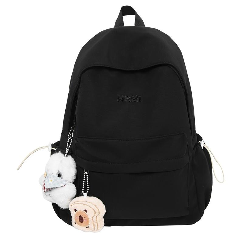 School Bag Niche Design Backpack Girls High Value Light Color School Bag Elementary School Students Versatile Large Capacity Backpack