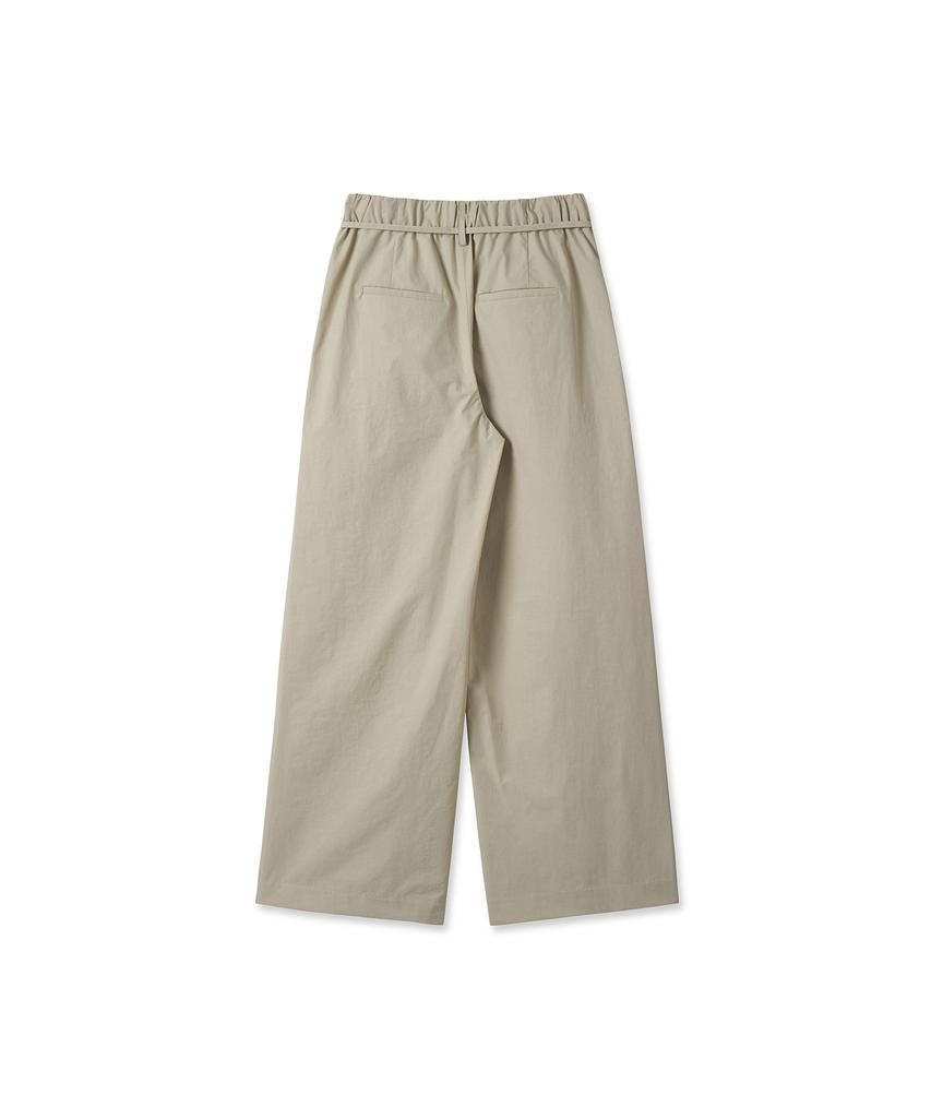 IOLO Women'S N Cotton Wide Pants_Beige
