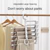 Stainless Steel Pants Hanger Closet Trouser Racks  for Pants Jeans Leggings Trousers Skirts
