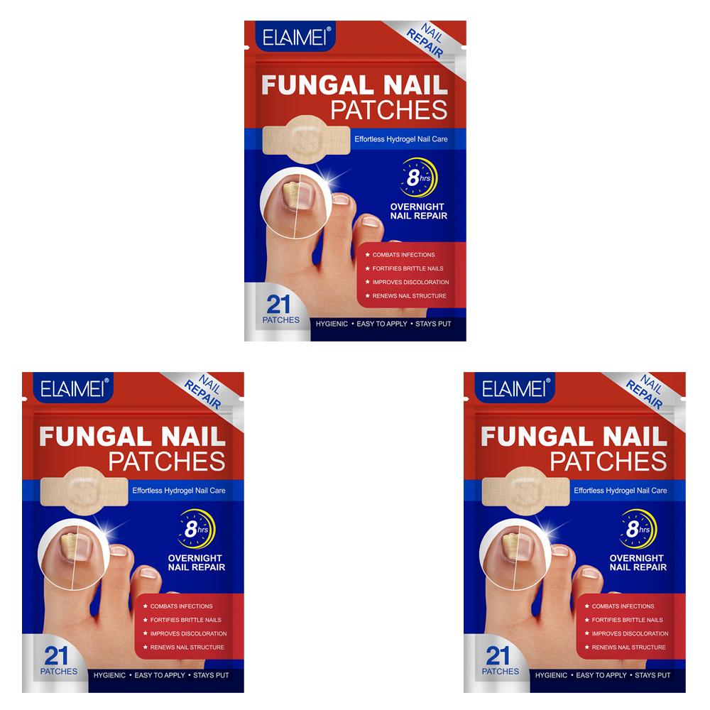 21/63/105 шт. Пластырь от грибка ногтей Водонепроницаемый Пластырь для восстановления ногтей Наклейка для коррекции вросшего ногтя Серые уходовые пластыри для обесцвеченных поврежденных ногтей