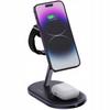 Innostyle Magstation 3-In-1 Inductive Charger For Magsafe Iphone Airpods Watch Charging Station Black
