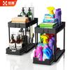 Undersink Storage Rack, Plastic Drawer, Floor To Ceiling Multi-layer Crevice, Restaurant Kitchen Multifunctional Storage Rack