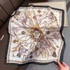 Fashion Luxury Summer Beach 70*70cm Square Silk Scarf Women Handkerchief Female Head Bandana Small Hijab Scarves Tie Shawl