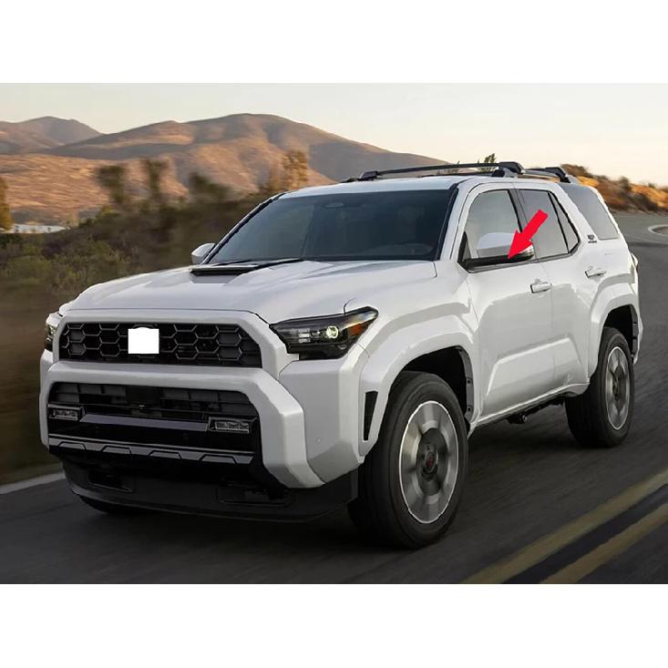 For Toyota 4Runner 2025 2026 Car Accessories ABS Chrome Side Mirror Rear View Wing Chrome Cover Trim Molding Bezel