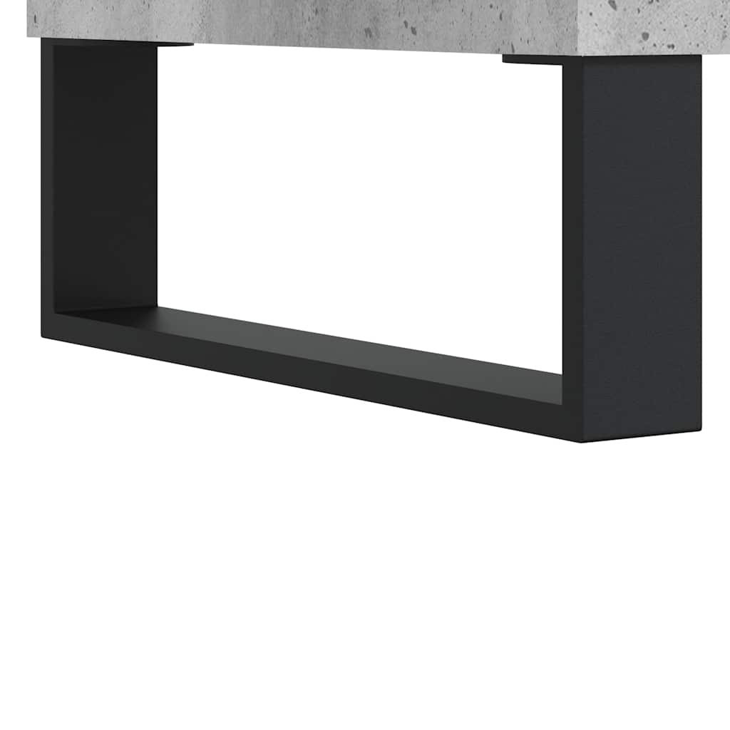 Bathroom Cabinet Concrete Grey 80 x 33 x 60 cm Engineered Wood