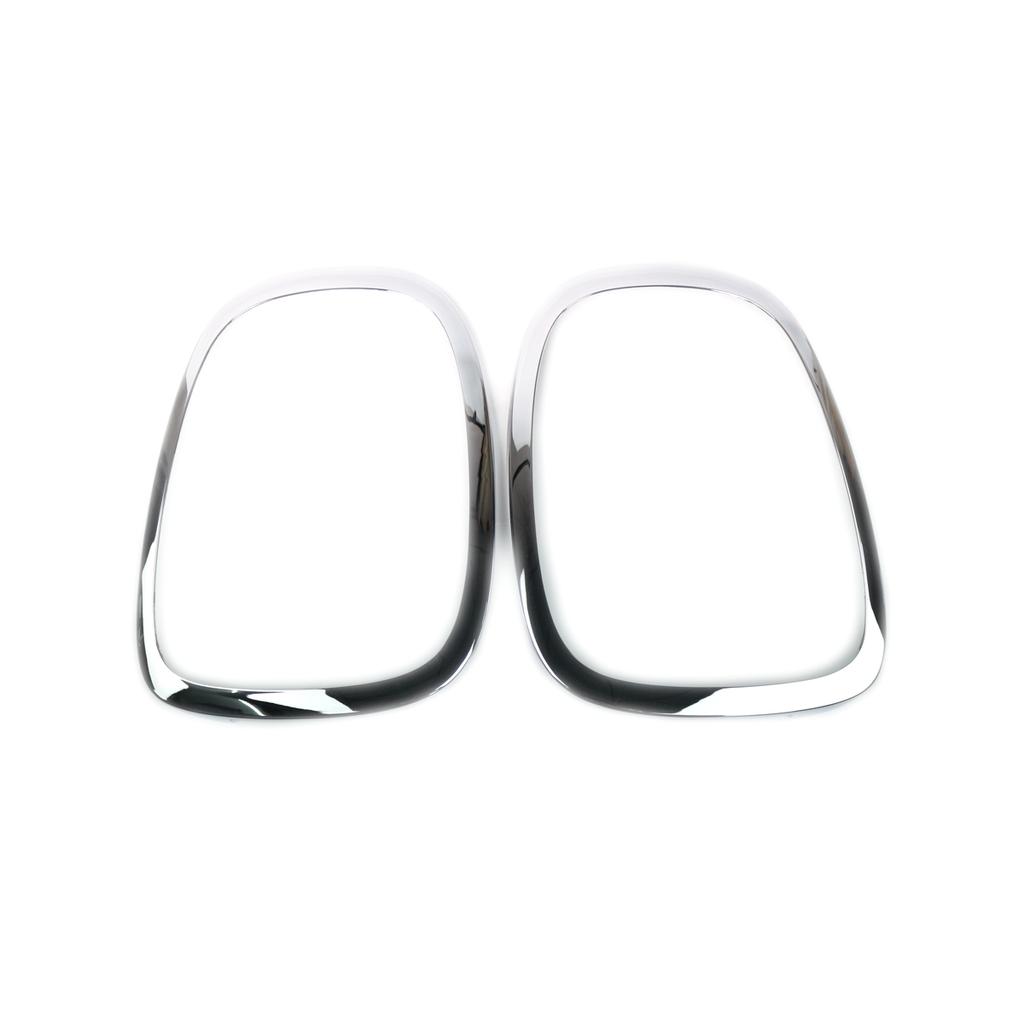 Левая и правая хромированная серебряная накладка на задний фонарь, рамка заднего фонаря для Mini Cooper F55 F56 F57 2013-2017 51712285495