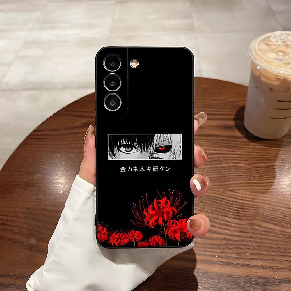 Крутой аниме чехол Tokyo Ghoul для телефона Samsung S26 S24 Ultra S25 S23 Fe S22 S20 S21 Plus A54 A34 A53 A16 Задняя крышка