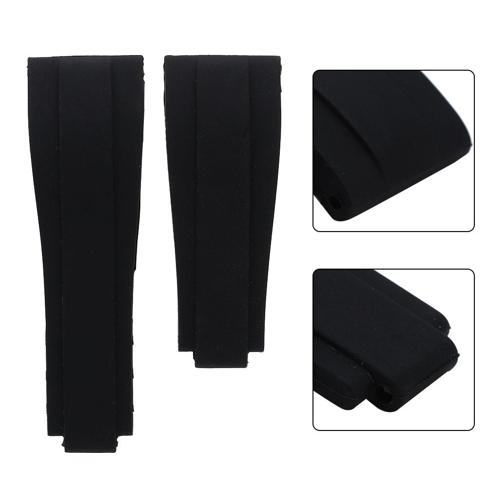 Сменный силиконовый ремешок премиум-класса, черный ремешок для наручных часов Submariner