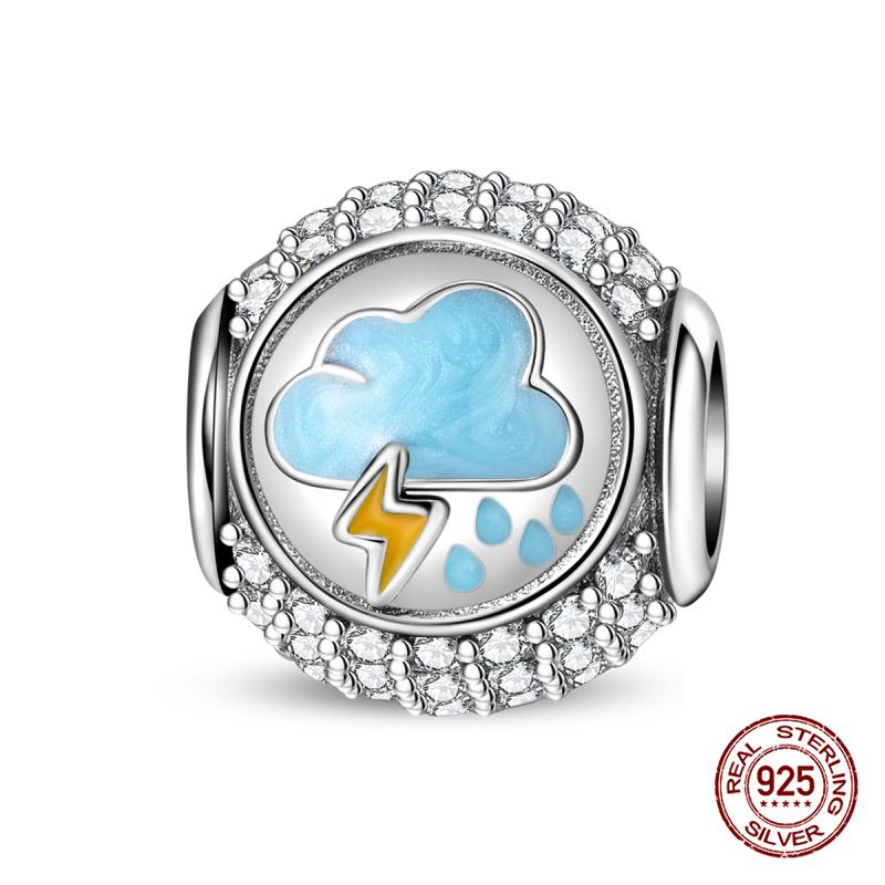 Original Charms Copper Hand Picking Star Safety Chain Charms Bead Fits 3Mm Original Bracelet Women Diy Jewelry Gift