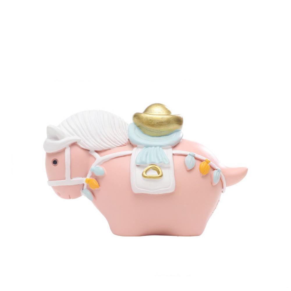 Яркий дизайн Вращающаяся фигурка пони Полимерная статуэтка лошади Украшение в форме лошади Декор фэн-шуй