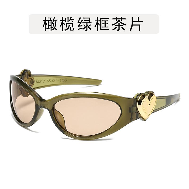 Sweet Style Sunglasses for Women Y2K Stylish UV Protection Outdoor Sun Glasses Korean Stylish Sunglasses Women