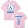 Freya Sky Stiles Print Tshirt Star Track Tour  Tour Unisexs Style Singer Accessories Short Sleeve Round Neck Casual Tshirt