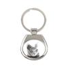 Chartreux - Keychain with a Cat, Keychain with a Print, Personalized Pendant from the Brand