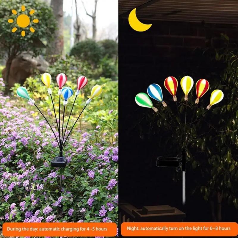 1500 лм солнечные воздушные шары водонепроницаемые пейзажные солнечные светлячки светодиодные солнечные фонари декоративный свет уличные светодиодные солнечные фонари