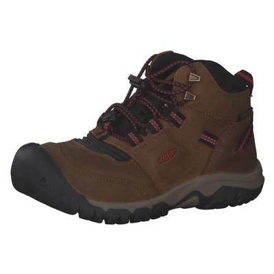 Детские треккинговые ботинки RIDGE FLEX MID WP Ridge Flex Mid Водонепроницаемые CARPET см (15.0-19.5см) БИЗОН/КРАСНЫЙ 16.0