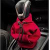 1PC Hoodie Car Gear Shift Cover Fashion Gearshift Hoodie Car Gear Shift Knob Cover Manual Handle Gear Sweatshirt Change Lever Cover
